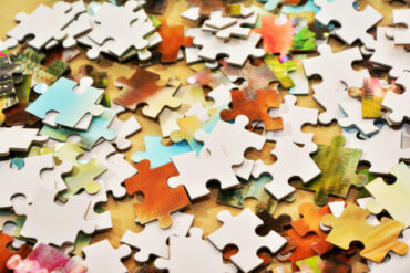 Diaspora identity puzzle pieces
